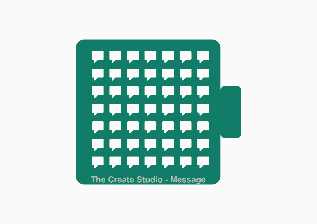 Sprinkler Stencil - Message Shape
