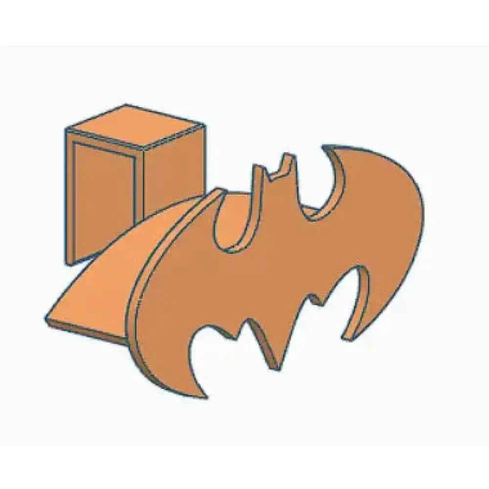 Batman Logo Edge-Mounted Headphone Stand | Desk Organizer