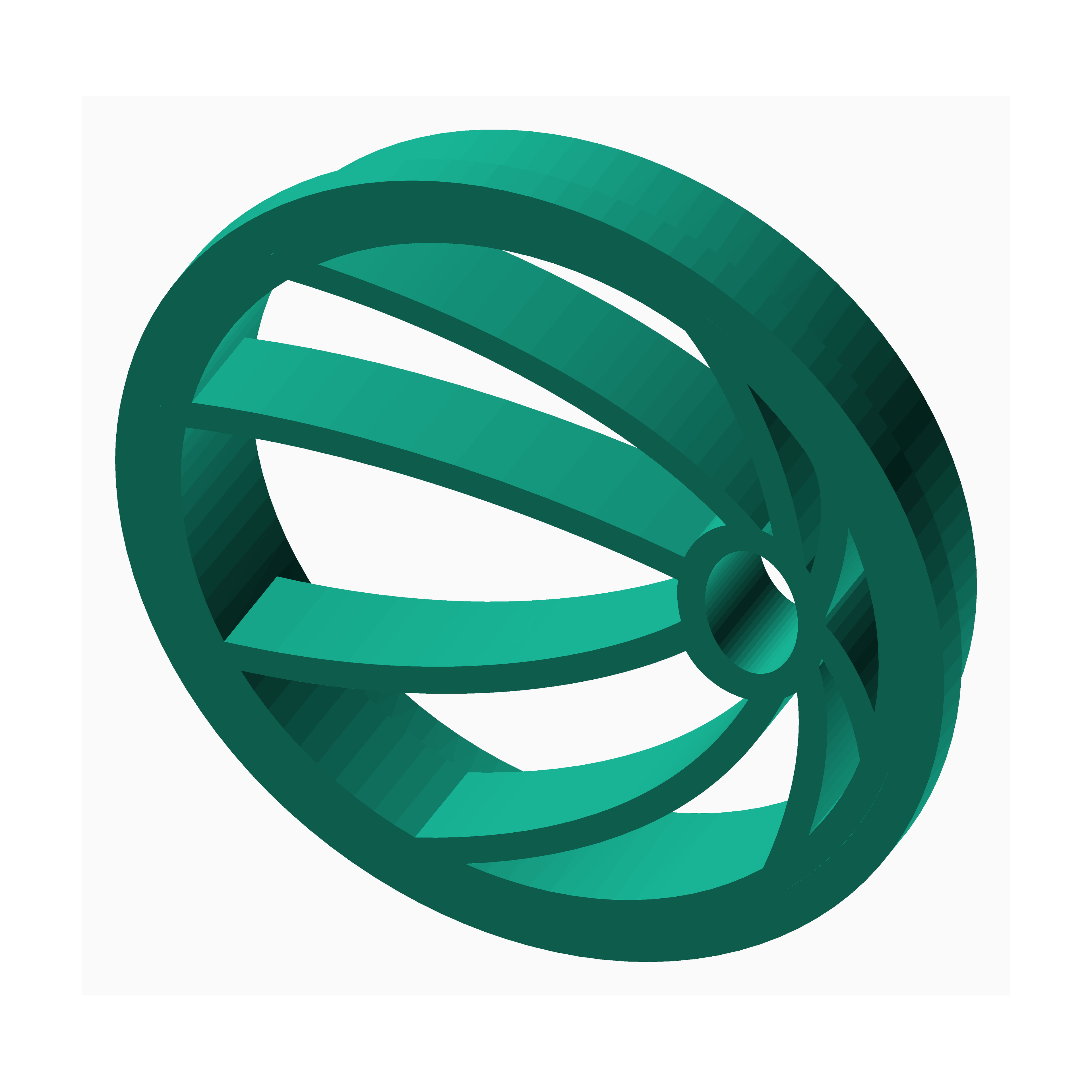 The Create Studio green clay cutter for jewelry making with circular slotted design