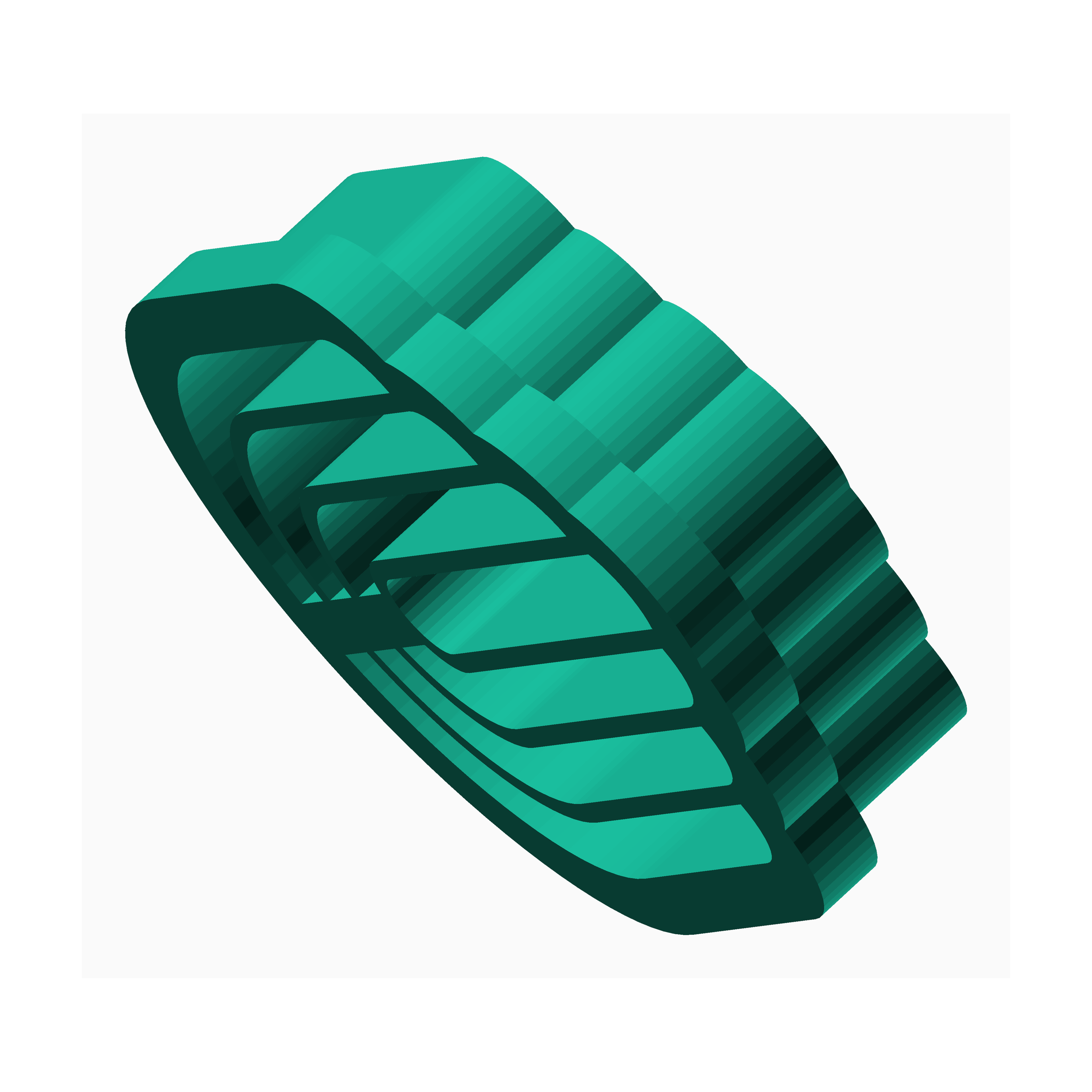 The Create Studio custom clay cutter for earrings in green plastic with detailed cutout design