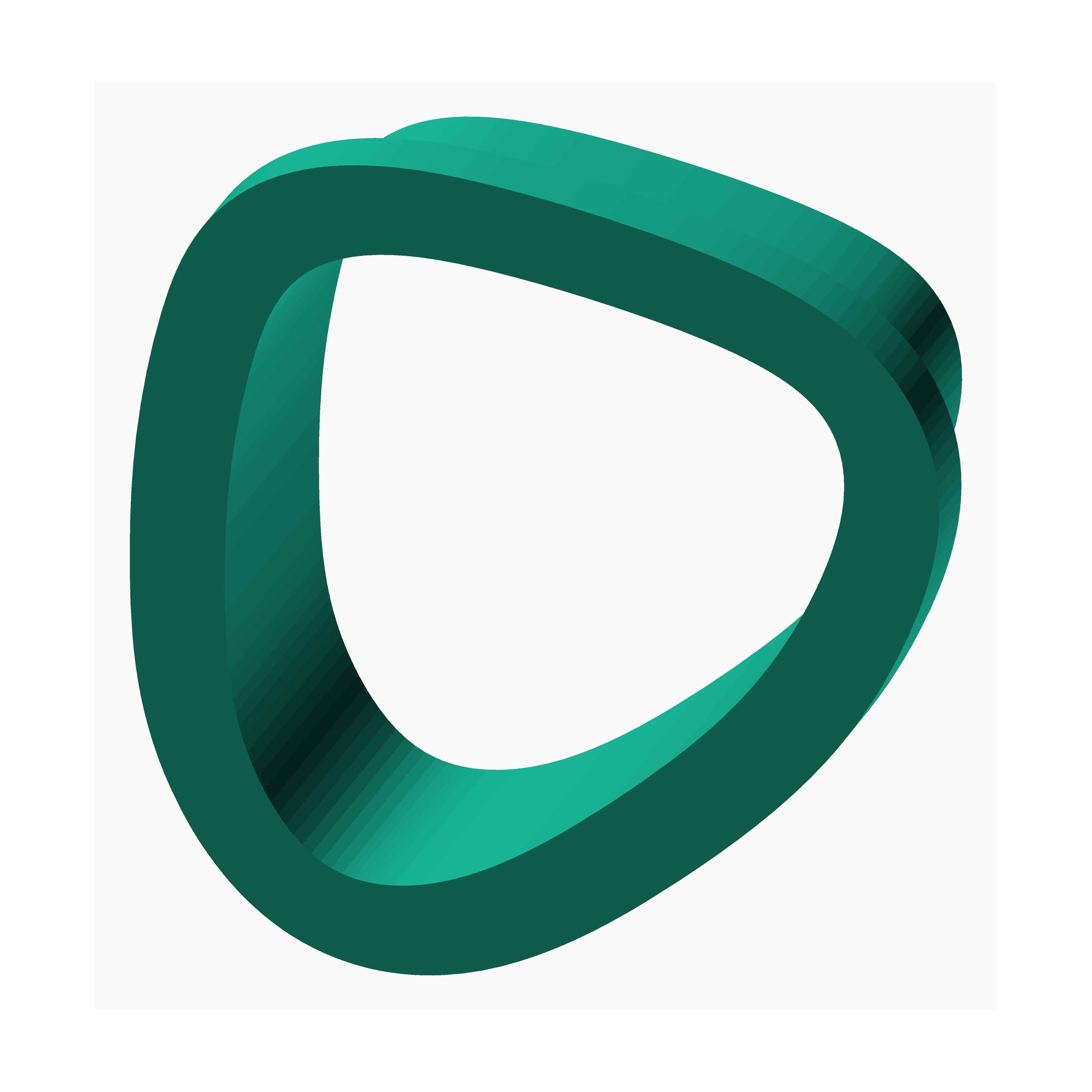 Green custom clay cutter for earrings by The Create Studio in unique triangular shape