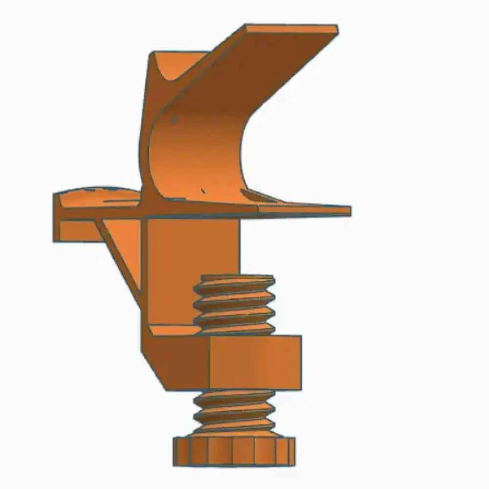 Edge-Mounted Wireless Headphone Holder | Screw-in Desk Organizer