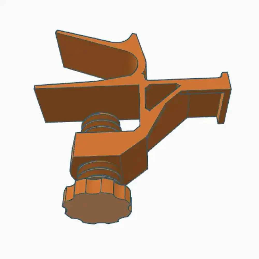 Edge-Mounted Wireless Headphone Holder | Screw-in Desk Organizer