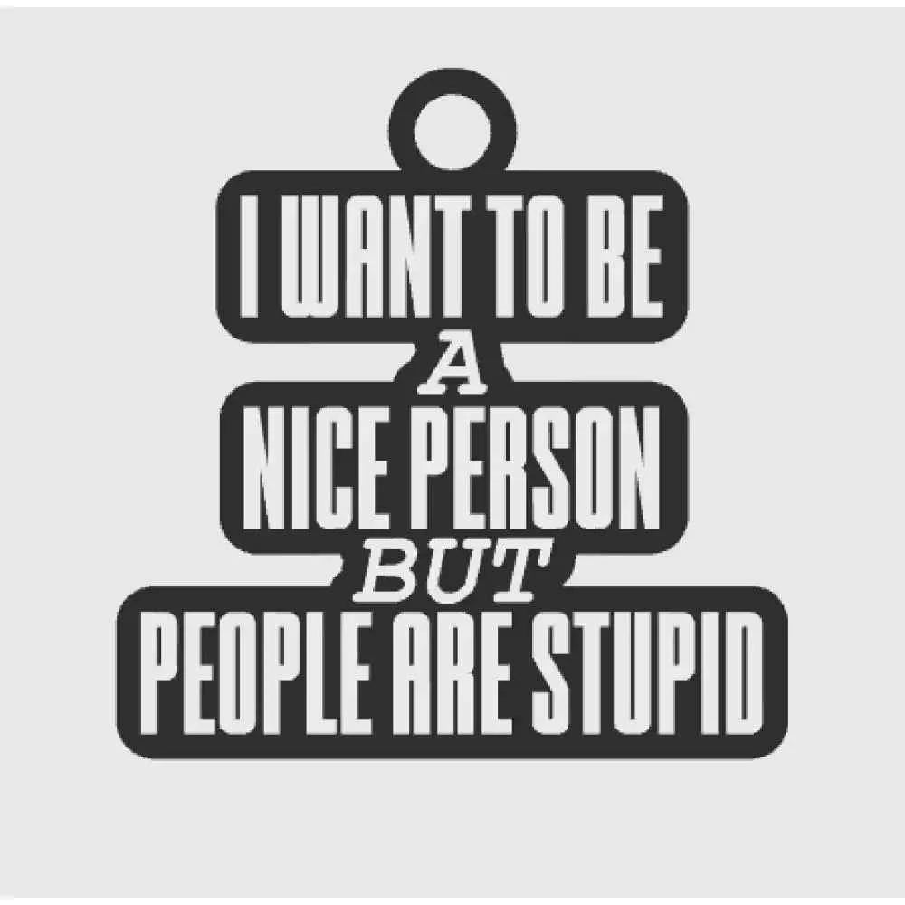 I Want to be a nice Person