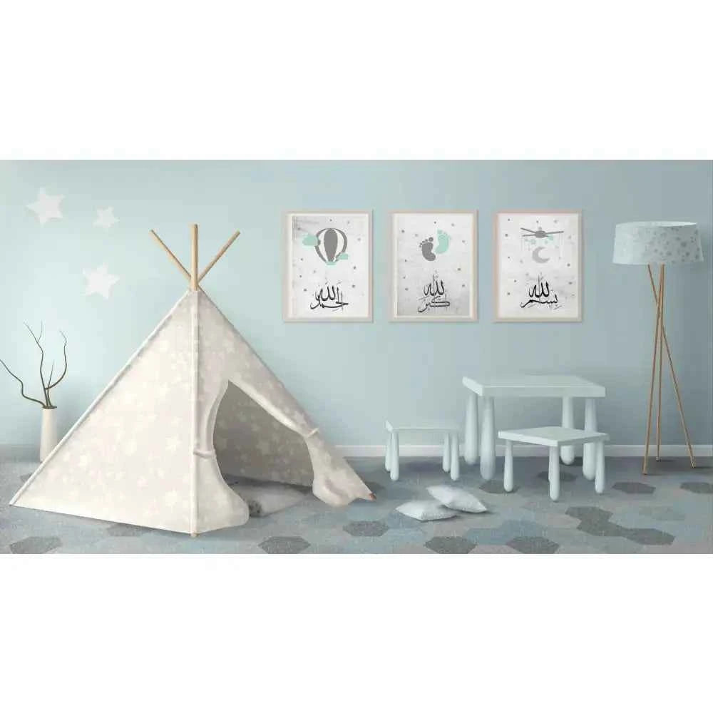 Islamic nursery | Baby | 3-piece set