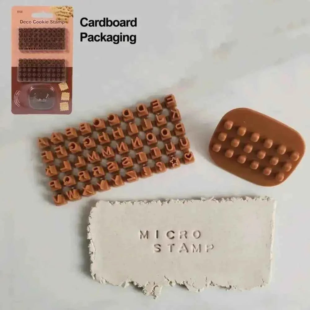 Mini Alphanumeric Polymer Clay Stamping Set | Baking Stamp
