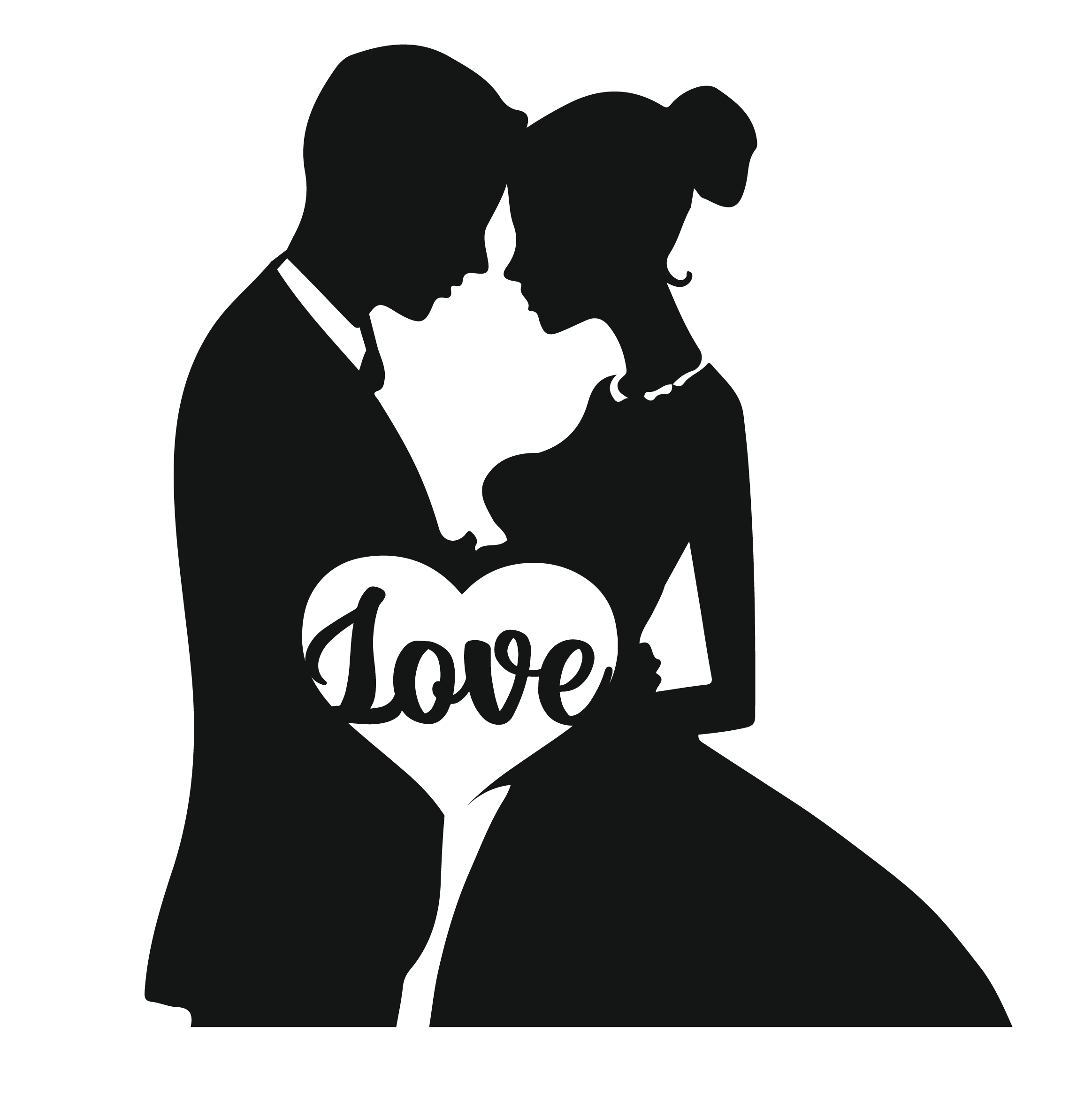 Cake Decorations - Mr & Mrs - Style 3