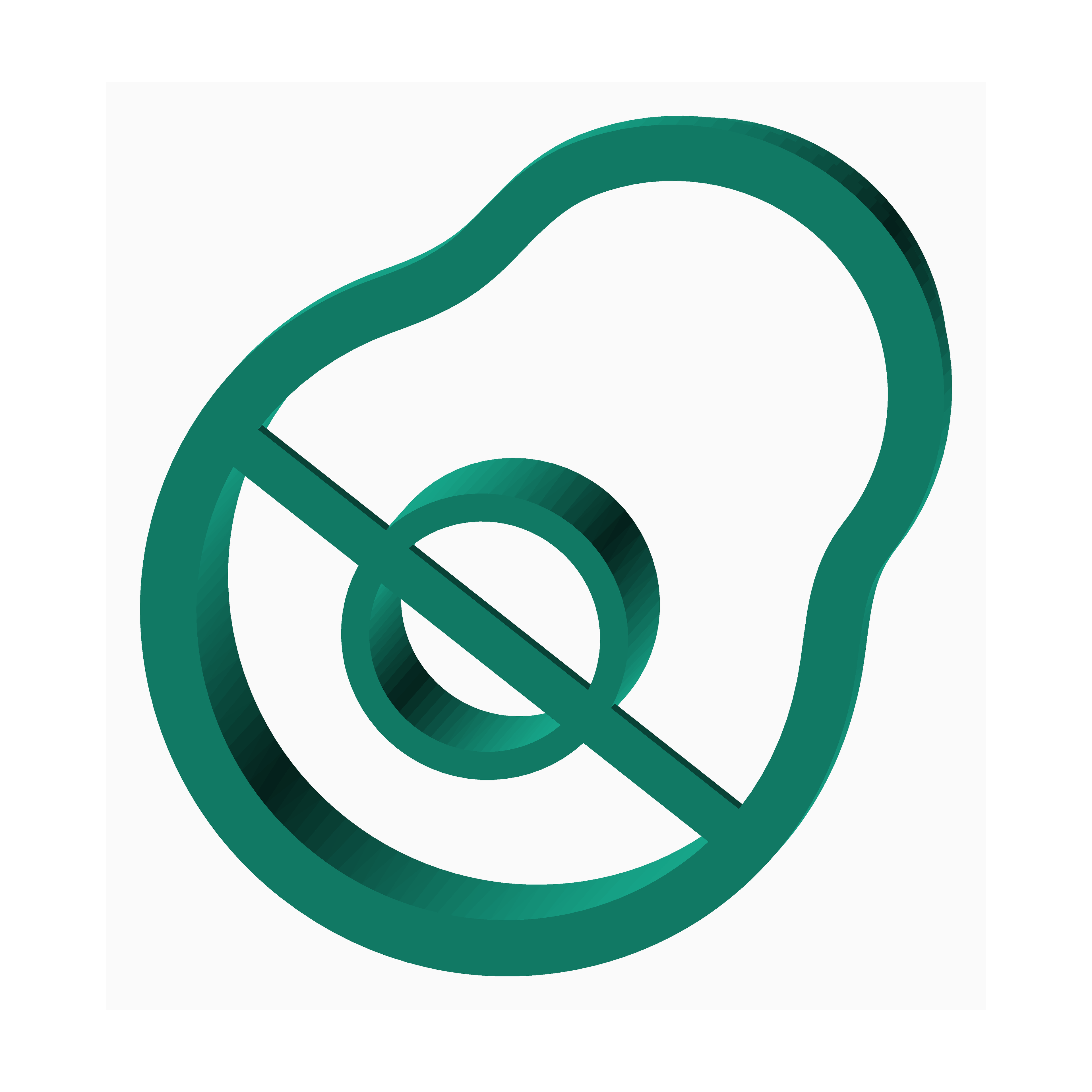 The Create Studio polymer clay avocado cutter in green for shaping clay pieces