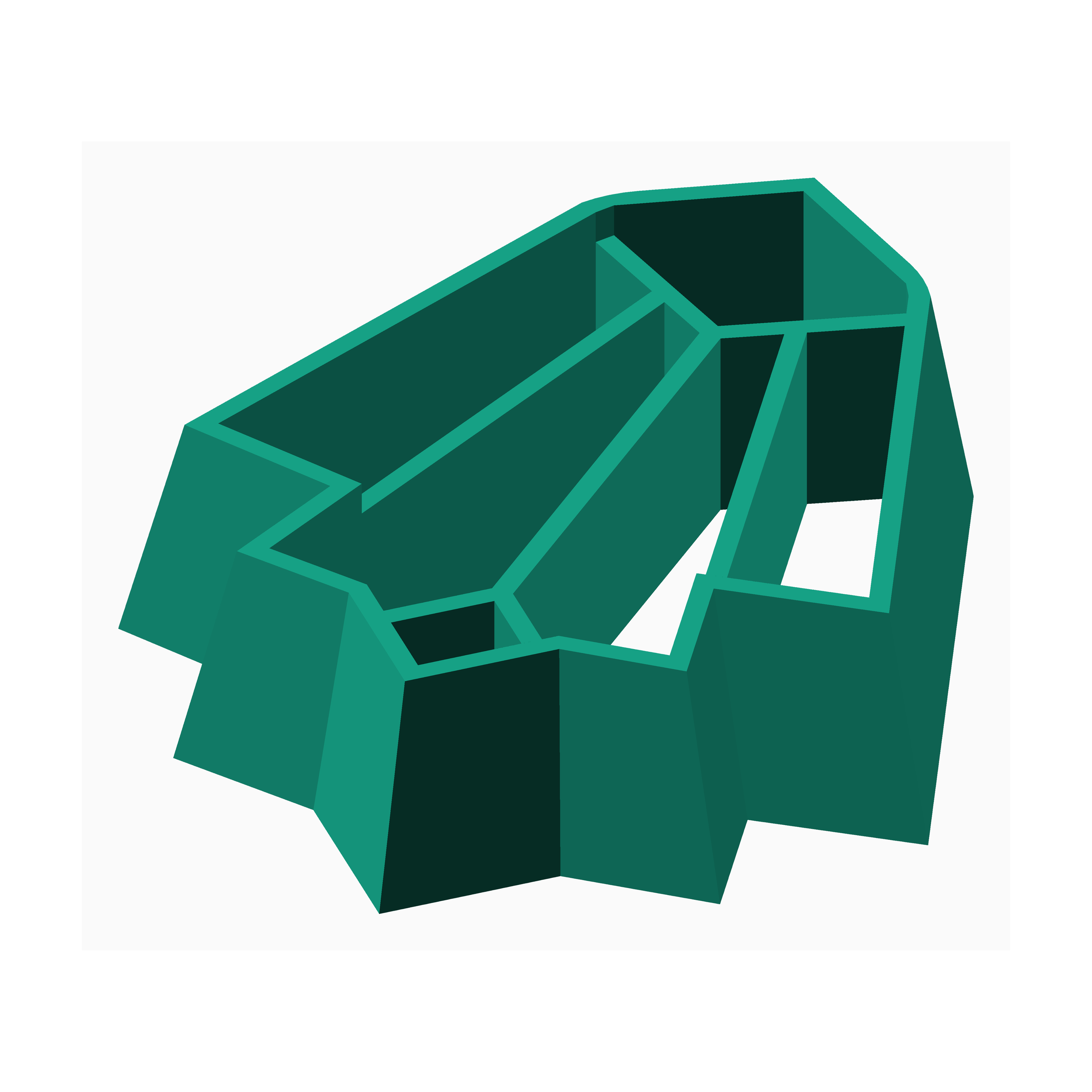 Green polymer clay jewelry making supplies cutter by The Create Studio for crafting detailed shapes