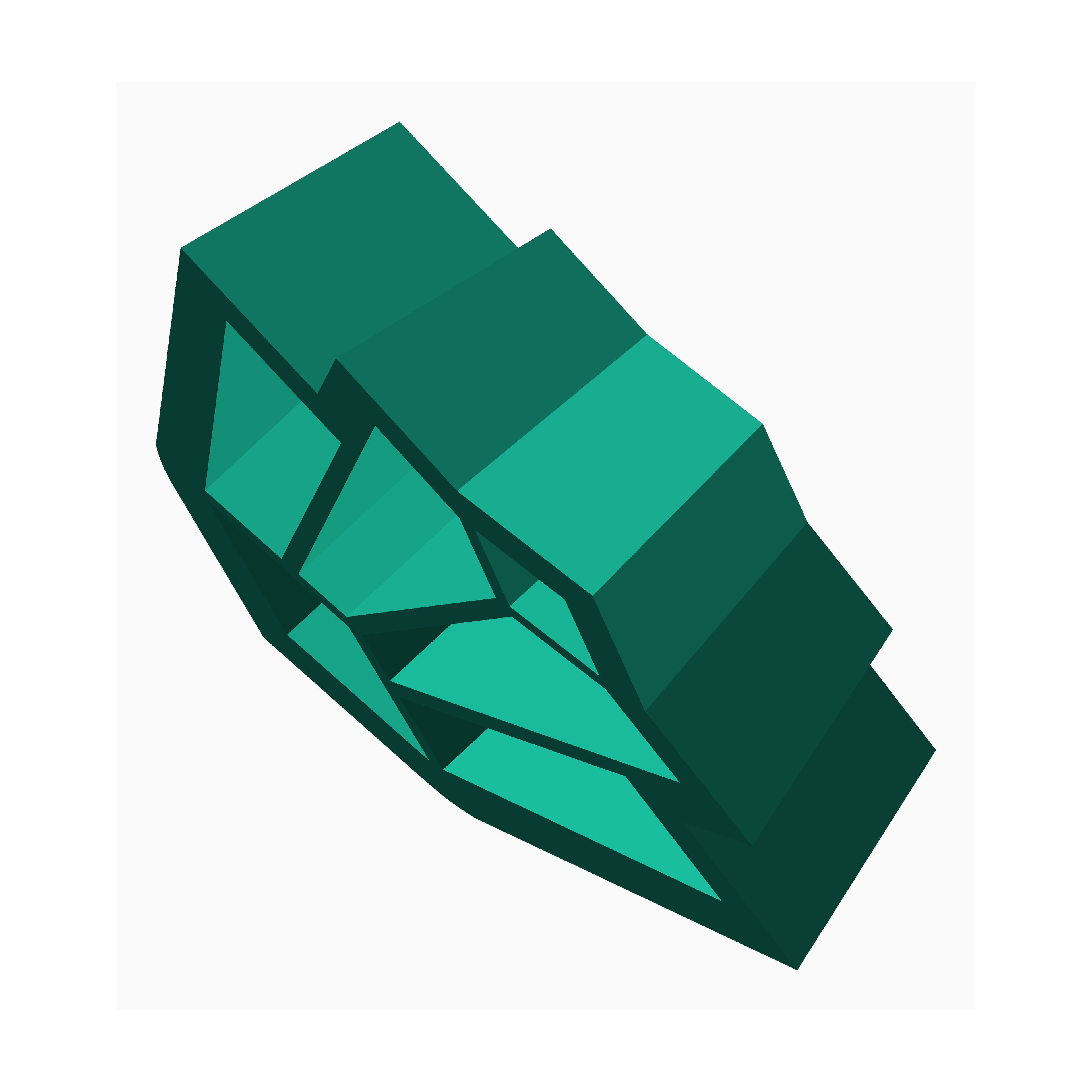 The Create Studio green geometric clay cutter for polymer clay jewelry making supplies