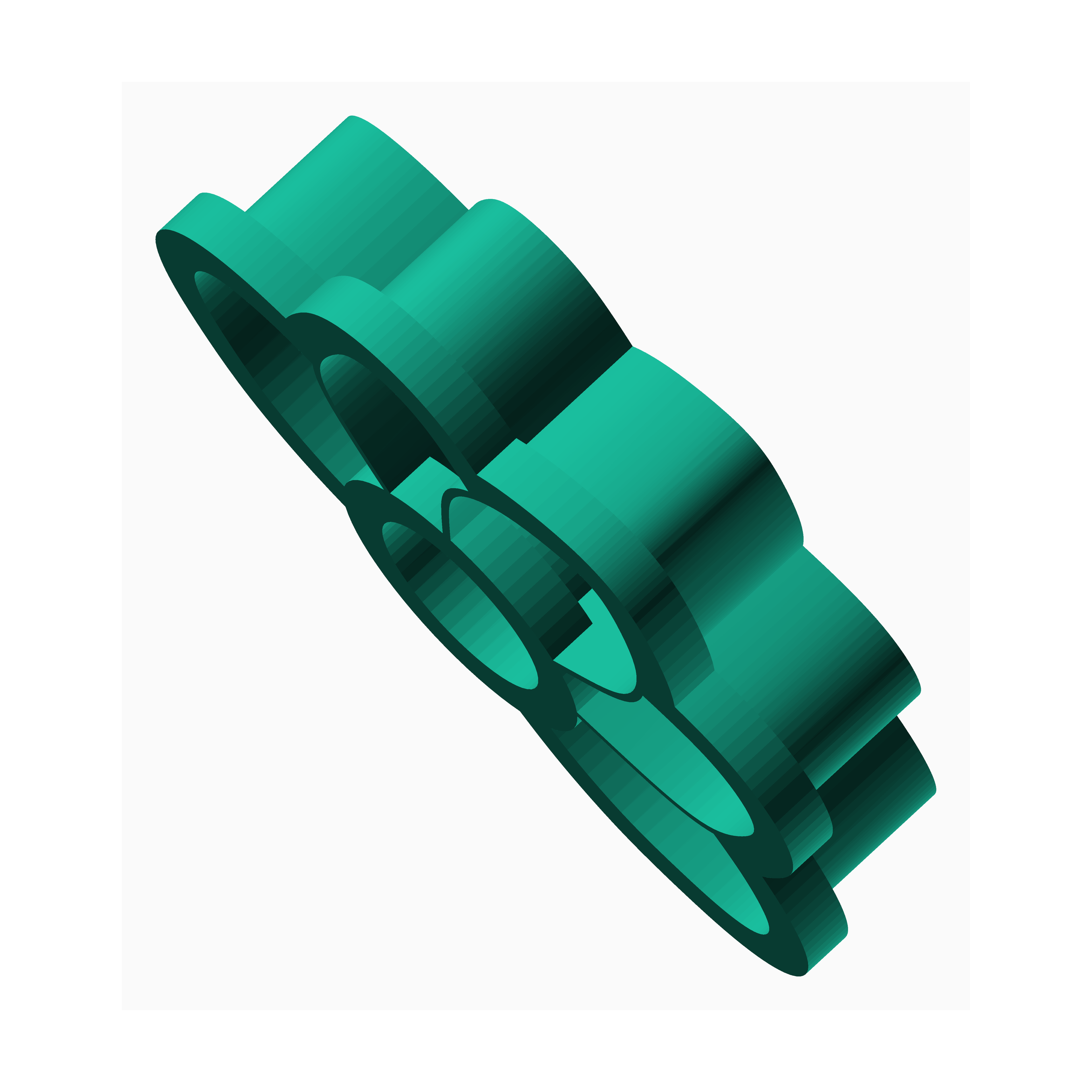 Green flower-shaped clay cutter from The Create Studio for polymer clay jewelry making supplies