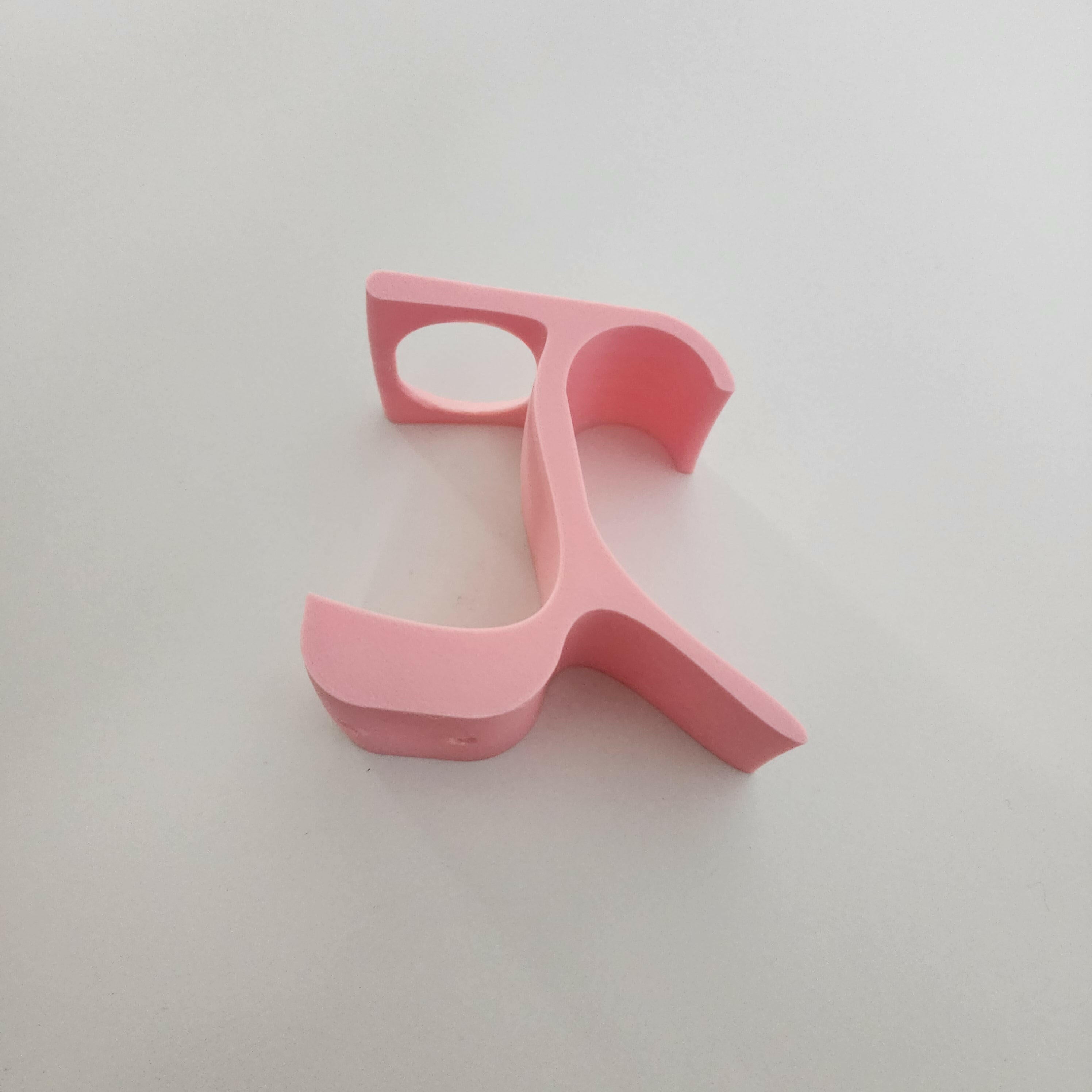 The Create Studio Pottery Wheel Tool Holder in Pink for Organizing Pottery Tools