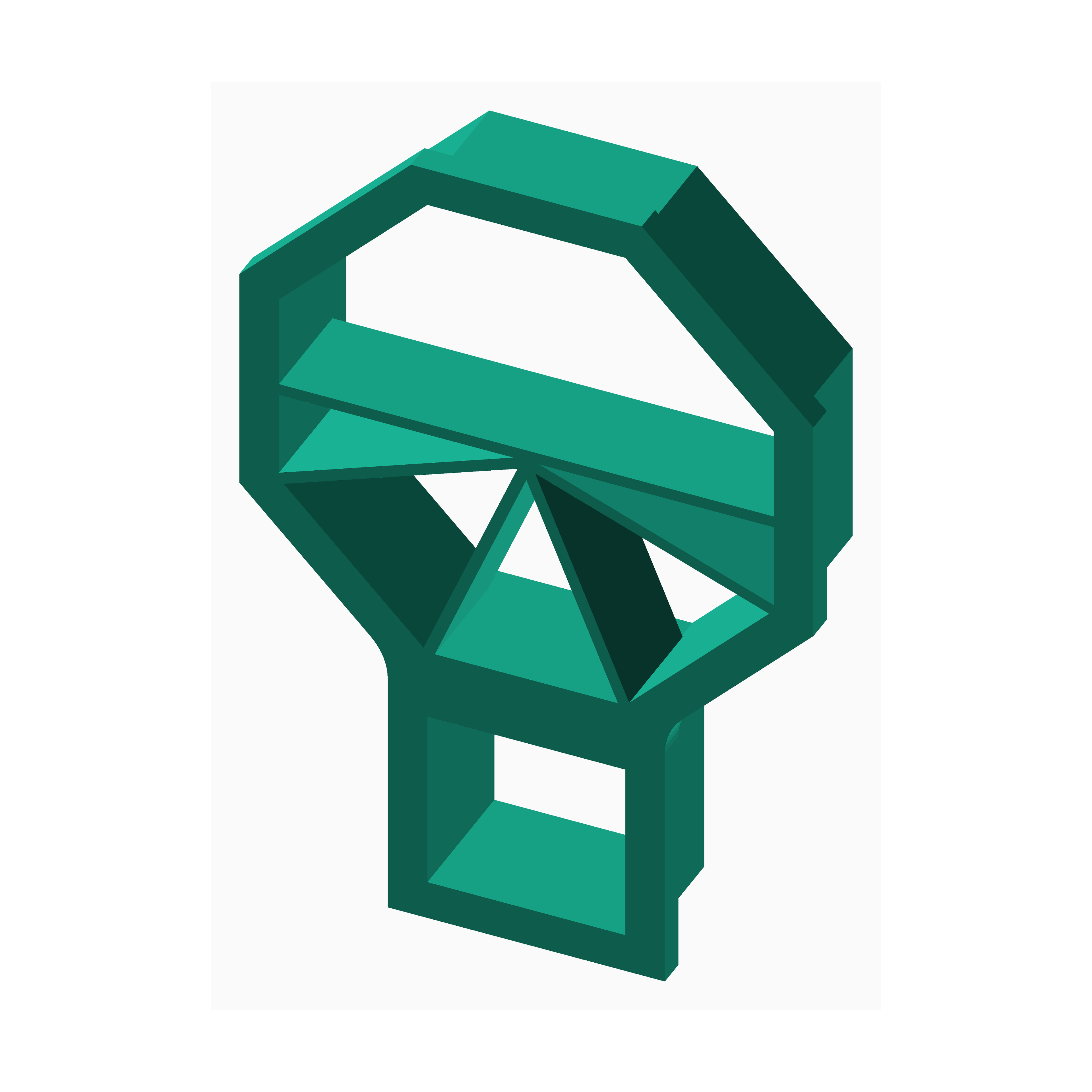 The Create Studio clay cutter in green, part of unique polymer clay tools for jewelry crafting