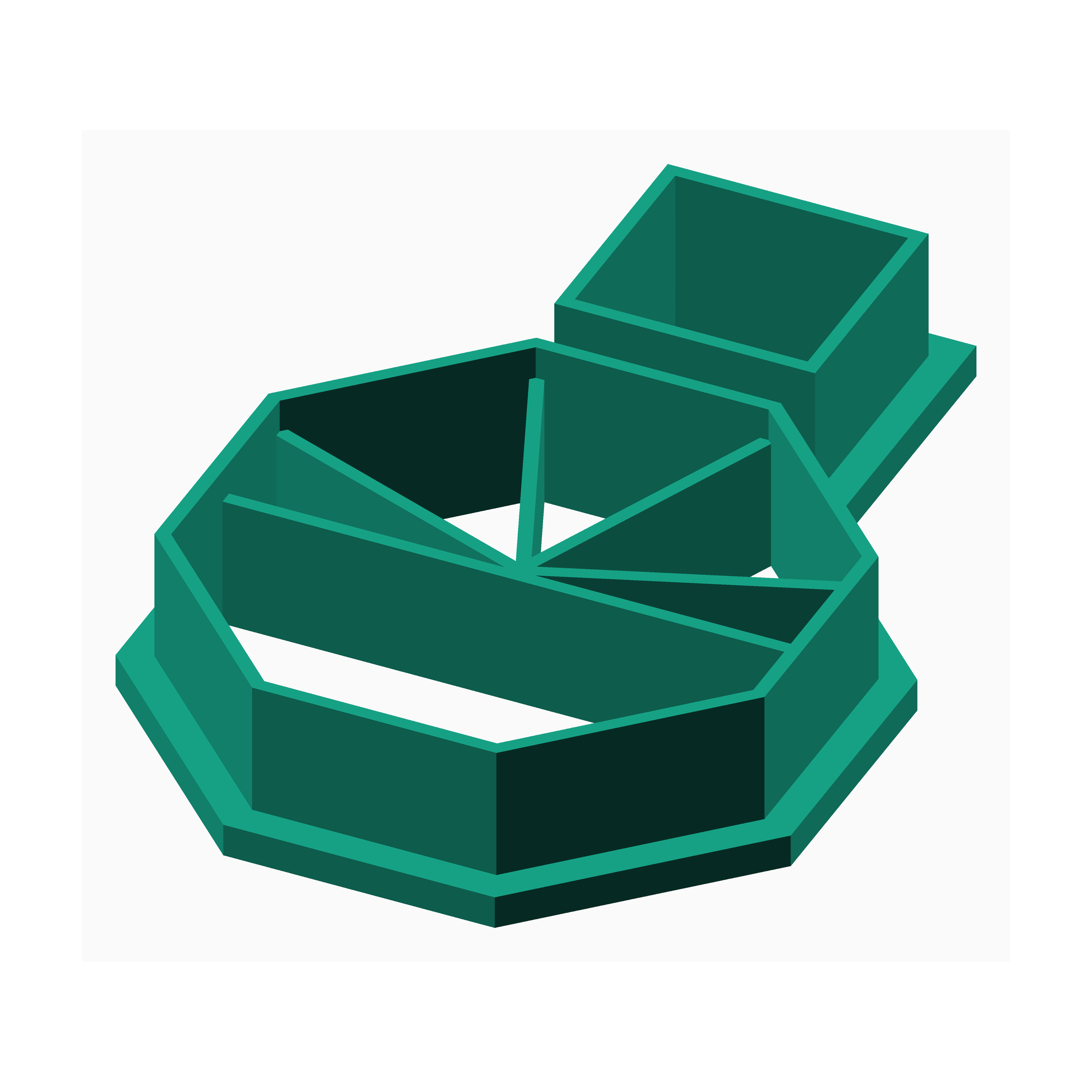 Green clay cutter from The Create Studio, part of unique polymer clay tools for jewelry making