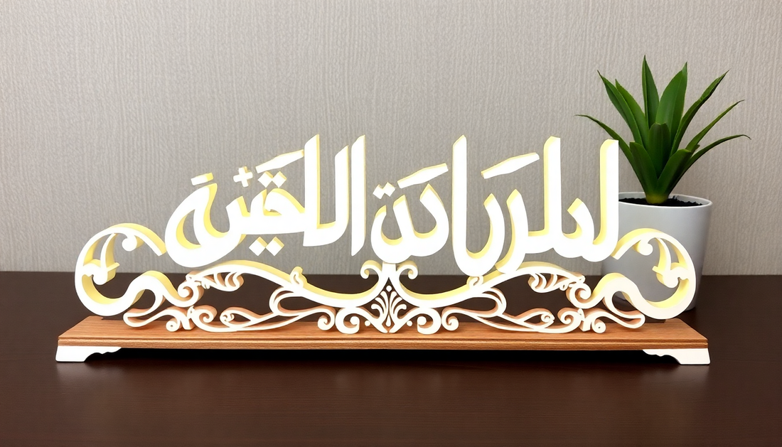 Custom Desk Arabic Calligraphy Name Stand