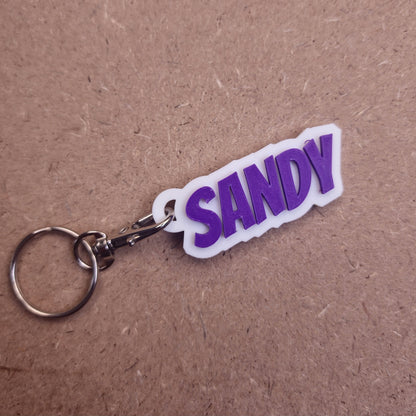 Modern Fonts - Custom Keychains