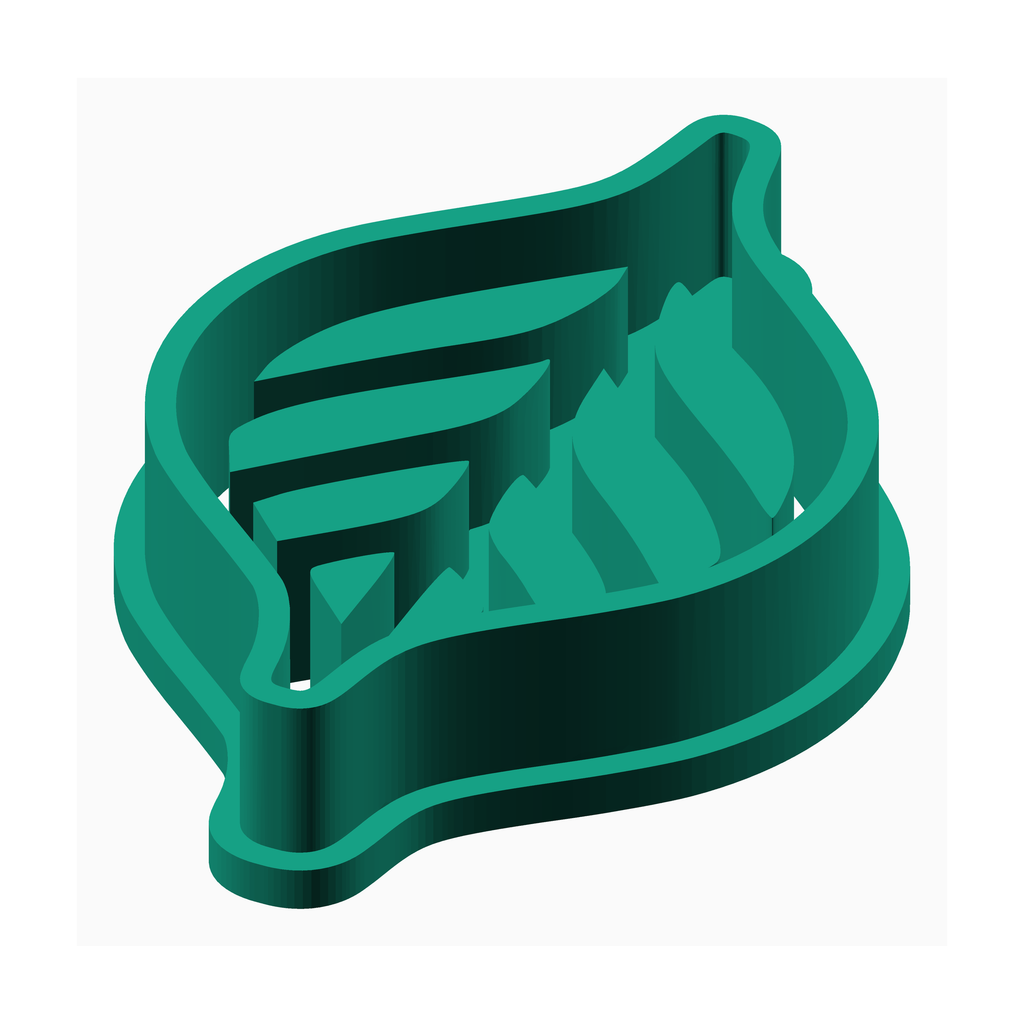 Leaf Shape - Polymer Clay Cutter - Design 02