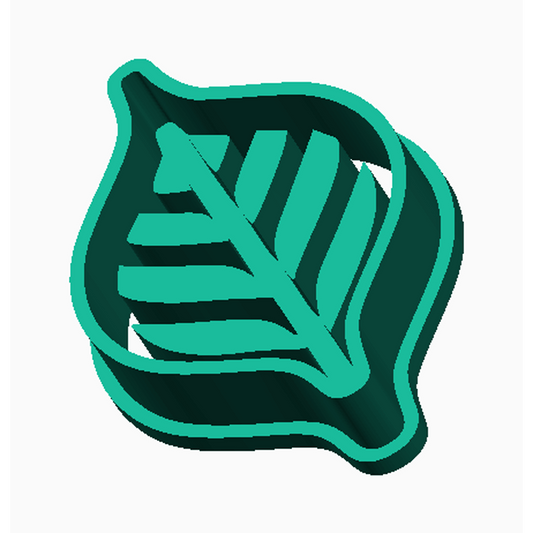 Arched Leaf - Polymer Clay Cutter - Design 2 - The Create Studio