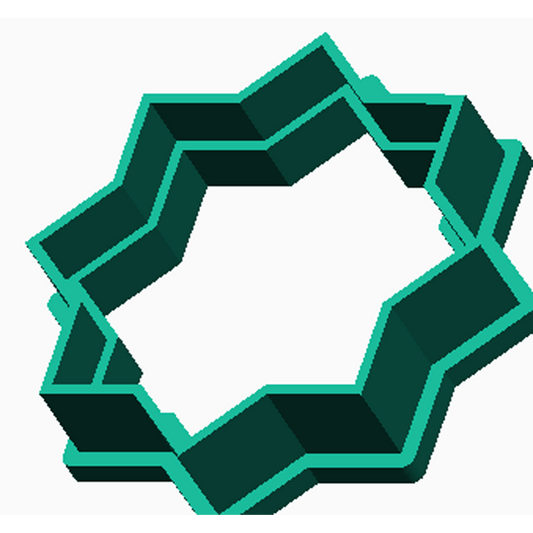 Star - Polymer Clay Cutter - Design 7 - The Create Studio