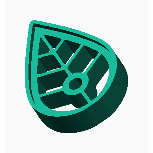 Leaf - Polymer Clay Cutter - Design 9 - The Create Studio