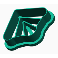 Leaf Shape - DIY Polymer Clay Cutter design 29 - The Create Studio