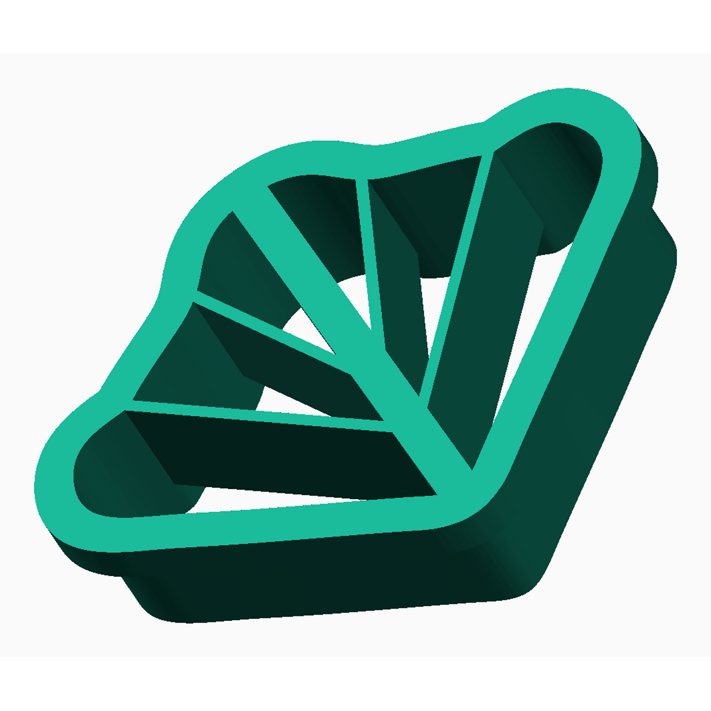Leaf Shape - DIY Polymer Clay Cutter design 29