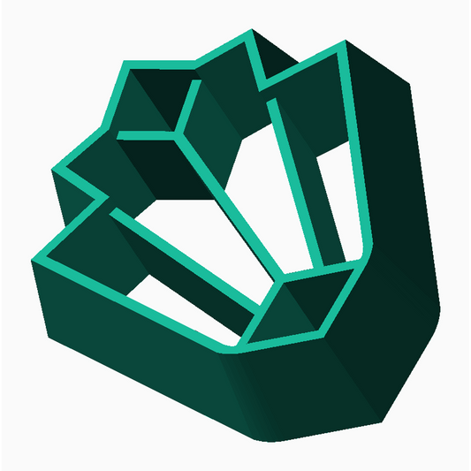 Badge Shape - DIY Polymer Clay Cutter design 30 - The Create Studio