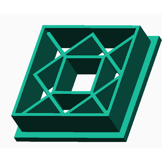 Pattern Cube - Polymer Clay Cutter - Design 18 - The Create Studio