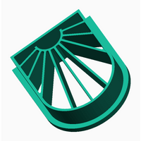Ribbed Arch Window - Polymer Clay Cutter - Design 21 - The Create Studio