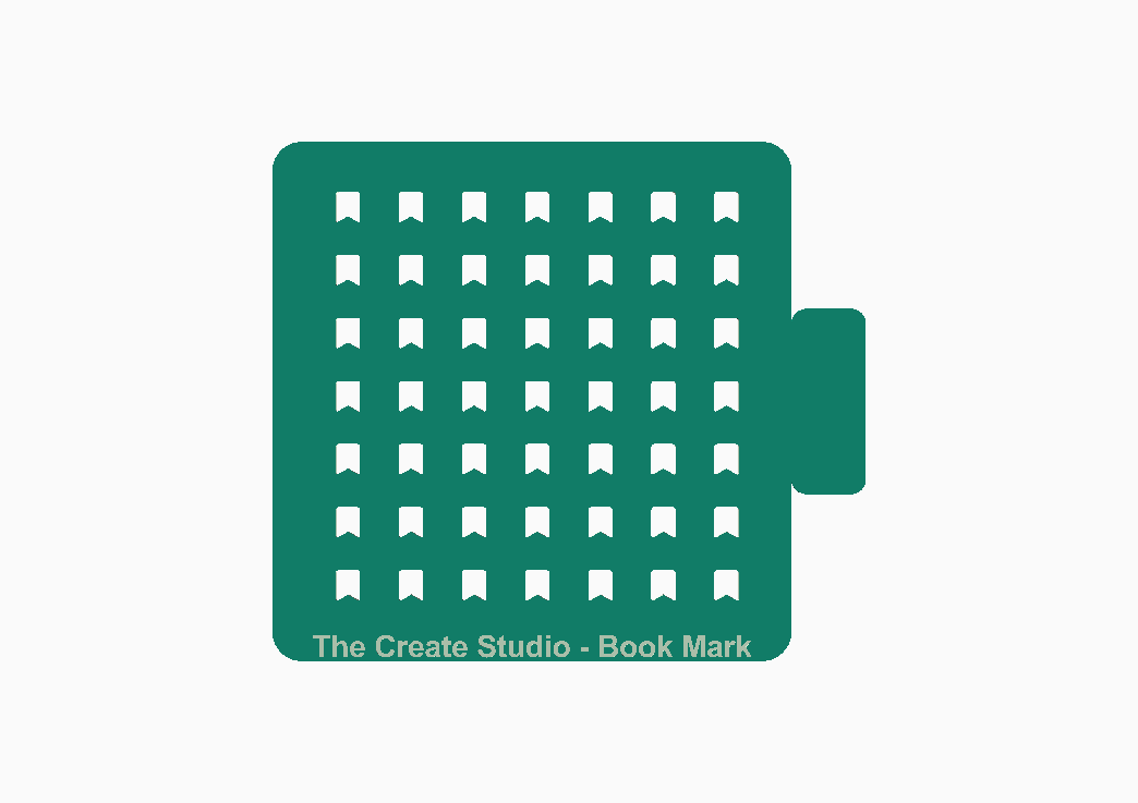 Sprinkler Stencil - Bookmark Shape