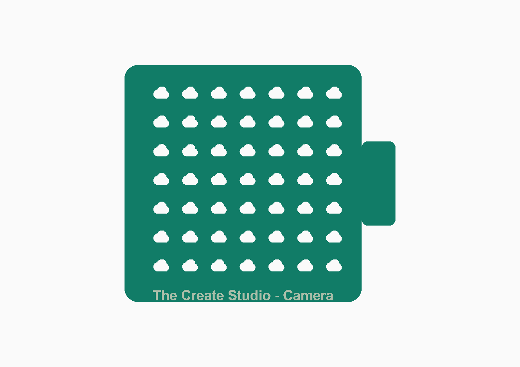 Sprinkler Stencil - Cloud Shape