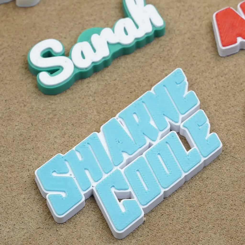 Custom Text - Fridge Magnet - The Create Studio