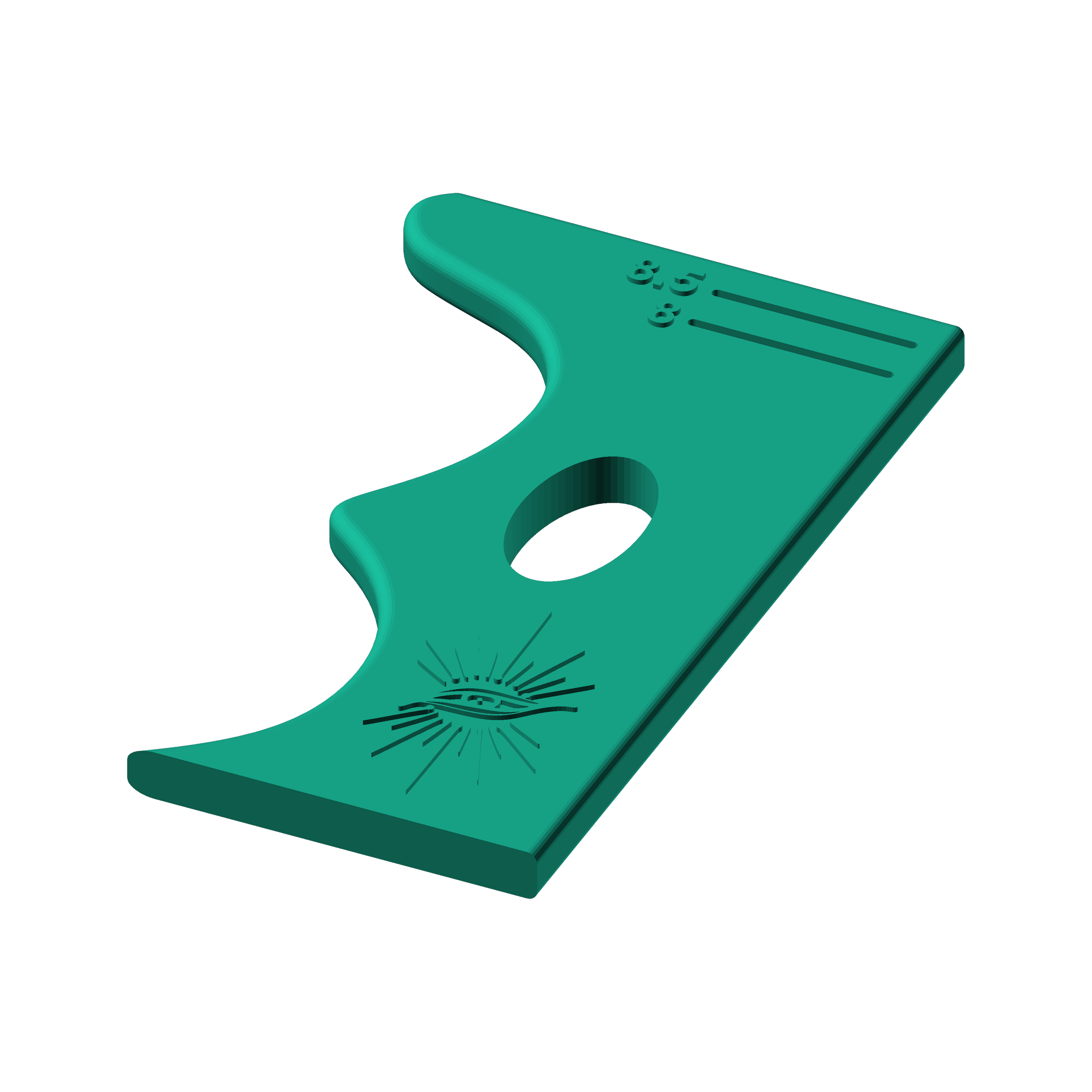 Ceramic Rib Tool for Pottery Shape 9