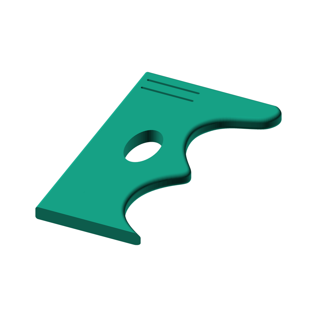 Ceramic Rib Tool for Pottery Shape 9