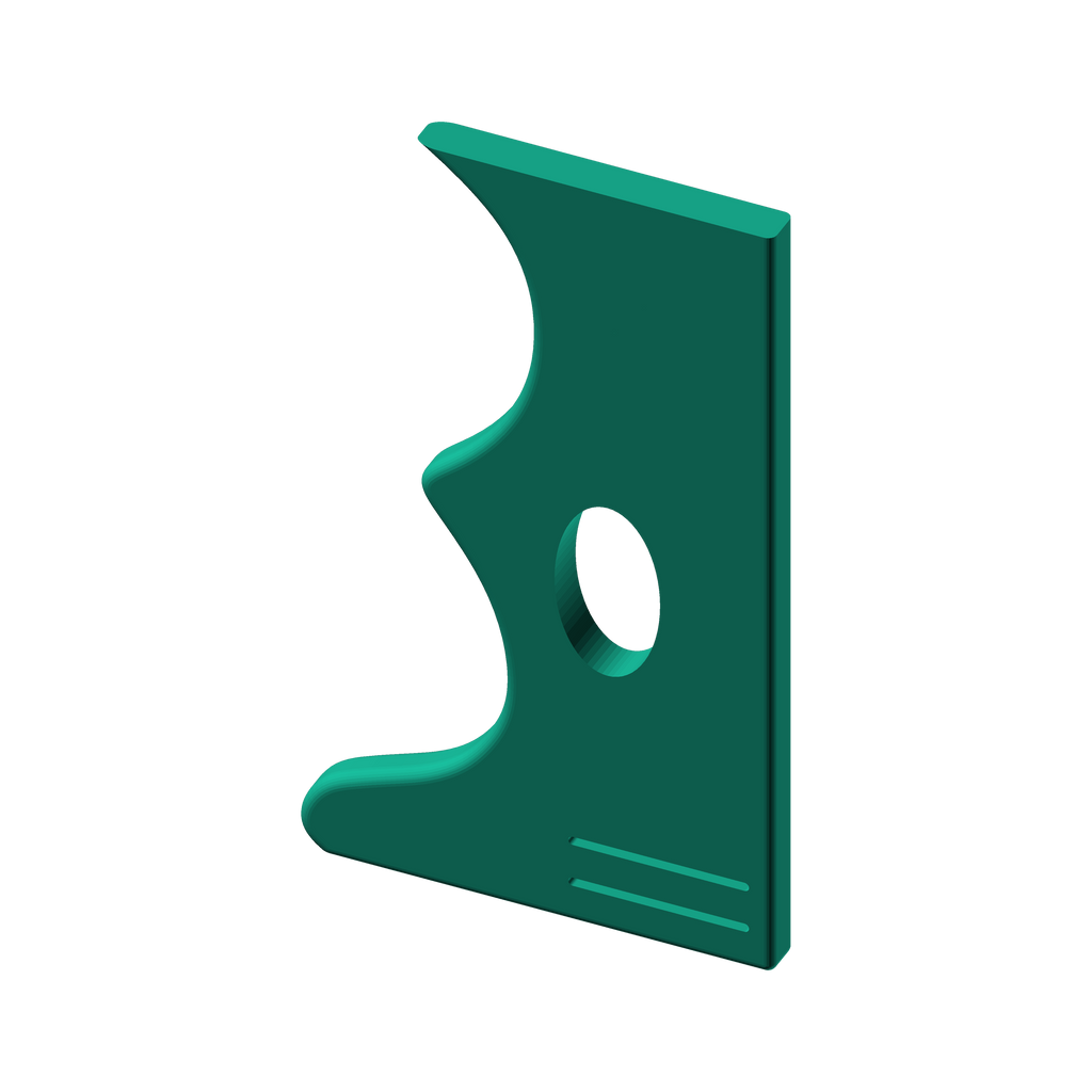 Ceramic Rib Tool for Pottery Shape 9