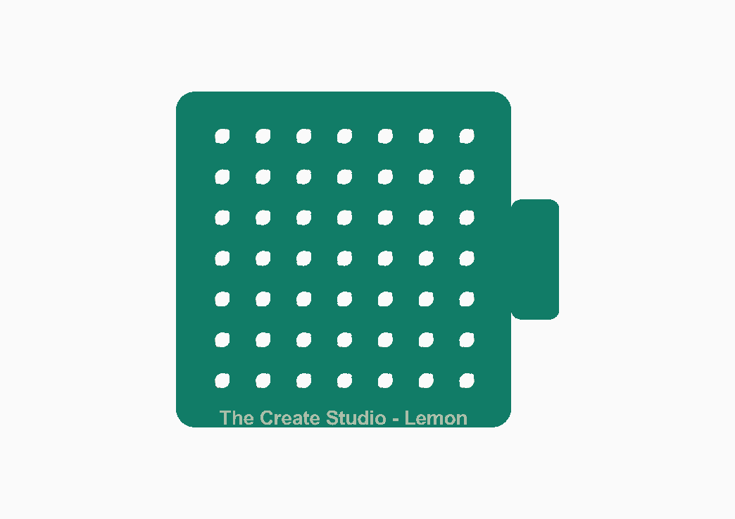 Sprinkler Stencil - Lemon Shape