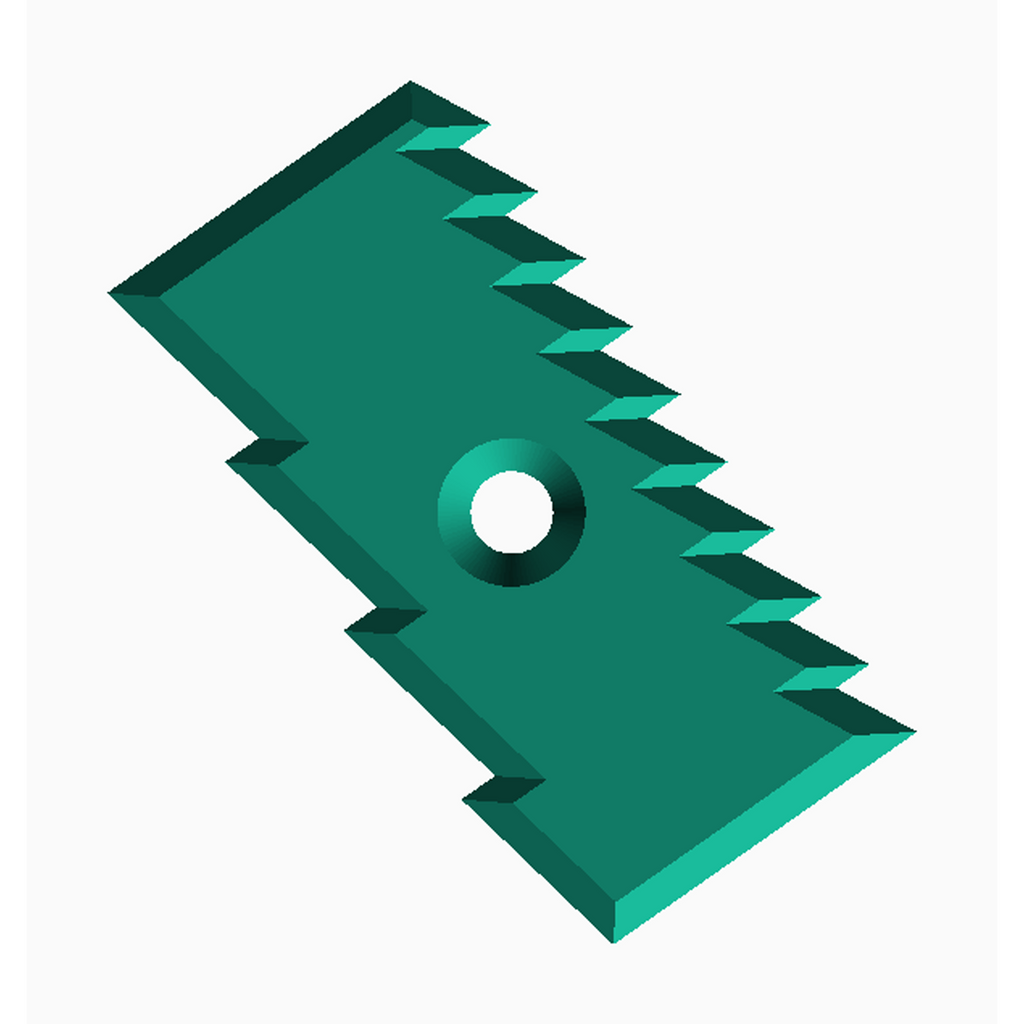 General Rib 9 - Lightning Rib - Pottery & Clay Tools - The Create Studio