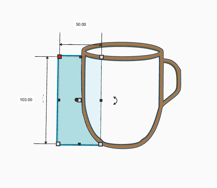 Pottery Rib tool | Mug Shaper - Design 21 - The Create Studio