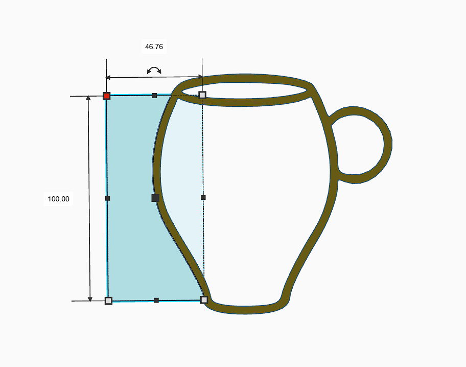 Pottery Rib tool | Mug Shaper - Design 24 - The Create Studio