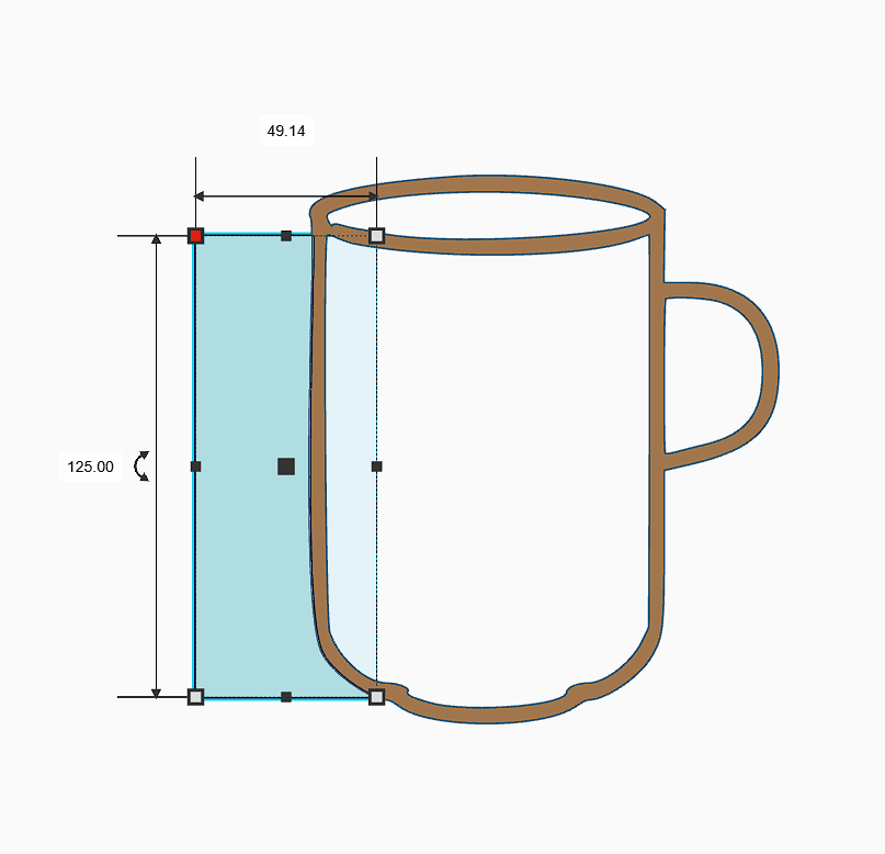 Pottery Rib tool | Mug Shaper - Design 25