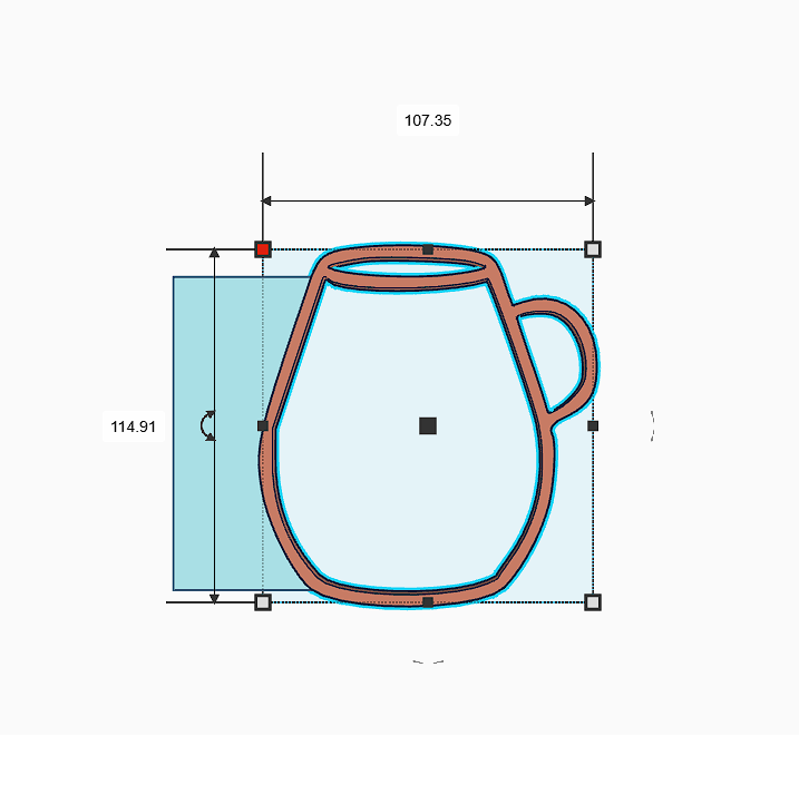 Pottery Rib tool | Mug Shaper - Design 22 - The Create Studio