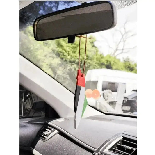 Palestine map car hanger - decor