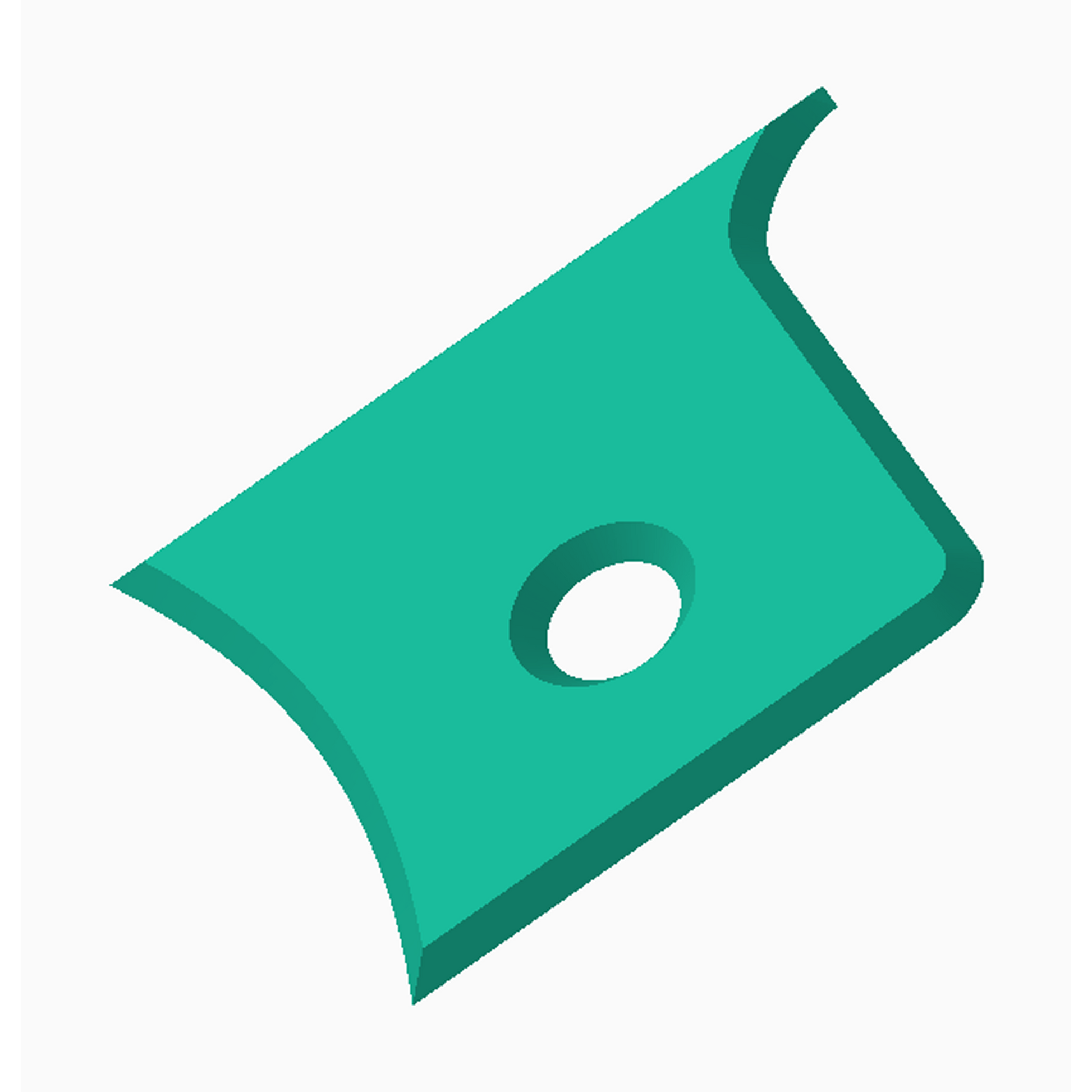 Green General Rib 13 pottery tool for smoothing and shaping clay with a design for precision and versatility.
