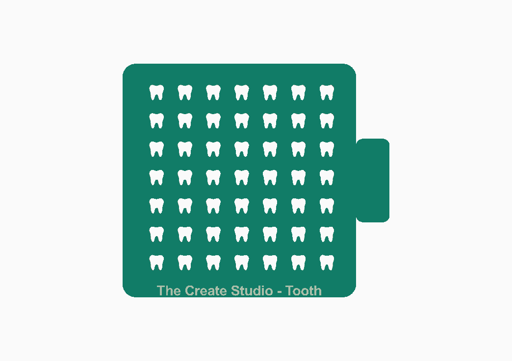Sprinkler Stencil - Tooth Shape