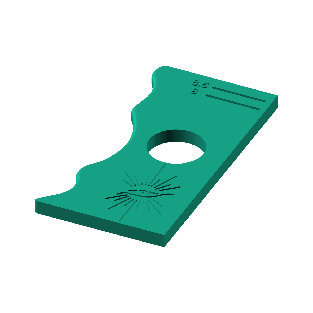 Ceramc Rib Ceramic Rib Tool for Pottery Shape 10