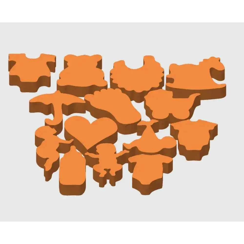 Baby Cookie Cutters - Set of 14