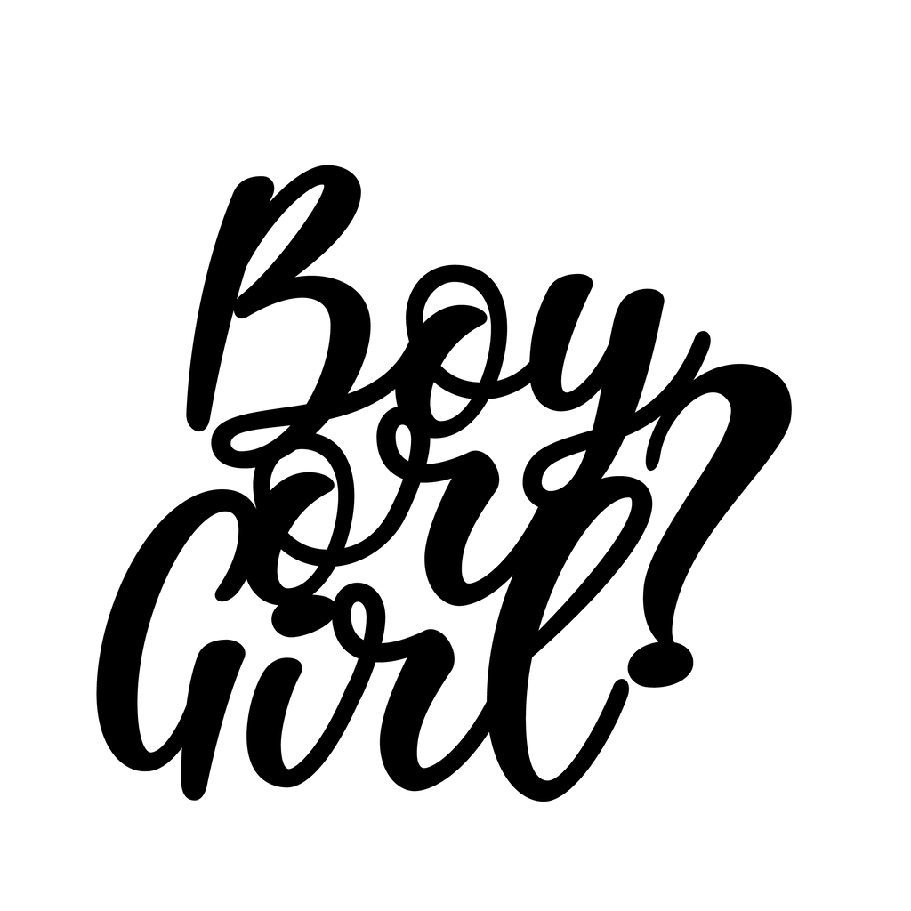 Boy or Girl - New Born | Baby Shower - The Create Studio