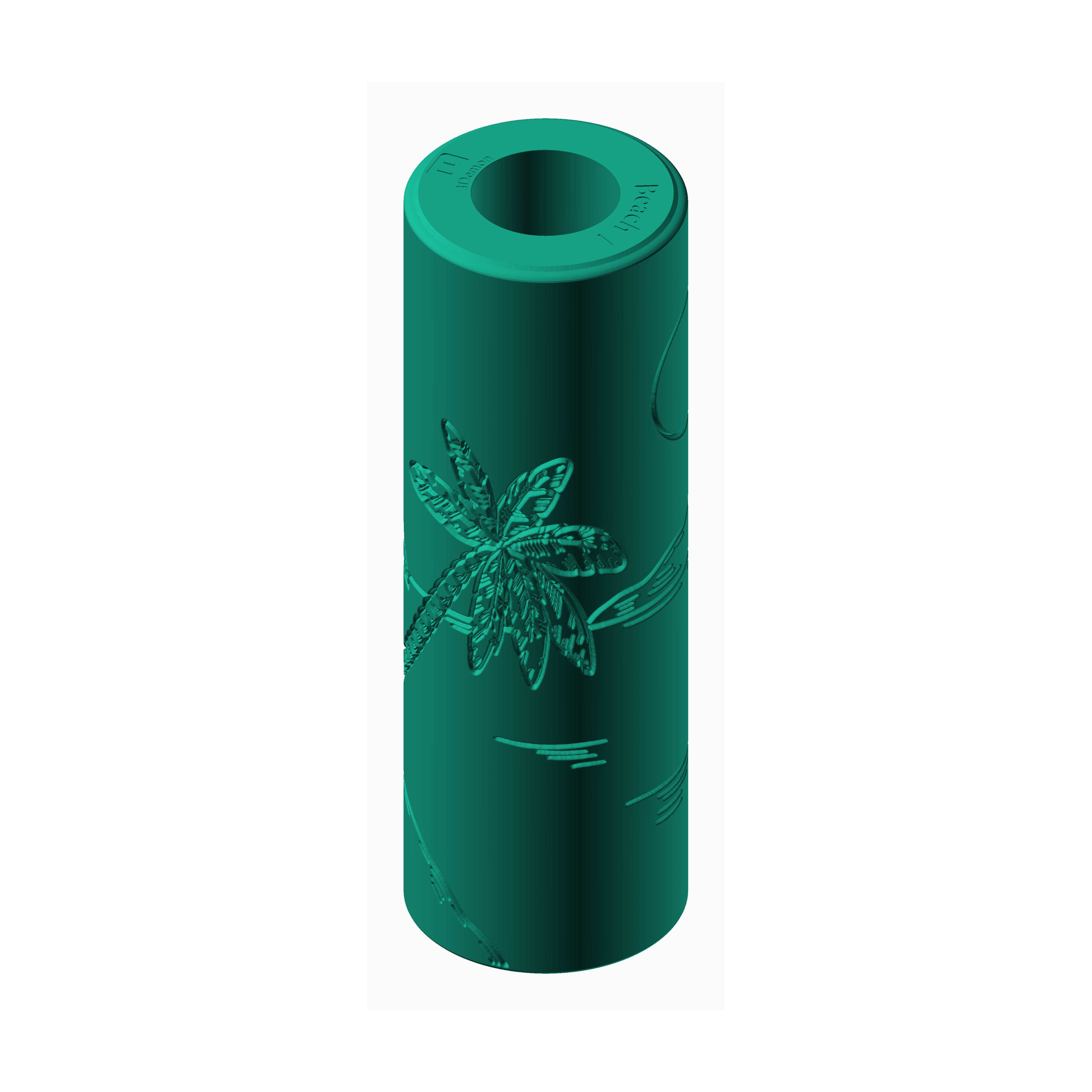 Beach texture roller stamp from The Create Studio featuring palm tree design for craft projects