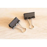 Black Binder Paper Clip