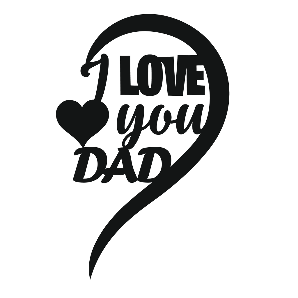 Personalised Fathers Day Cake Topper - Style 7